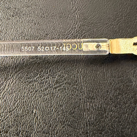 Gucci GG 5507 Clear Eyeglasses Frames 52-17-145 Made in Italy NEW - Picture 8 of 9